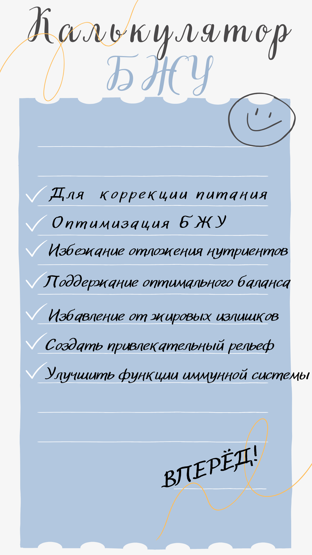 Калькулятор БЖУ